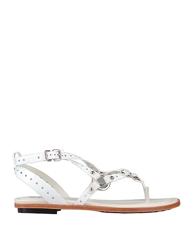 TOD'S Infradito Bianco Pelle