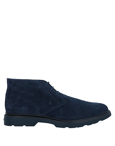 HOGAN Ankle boot Midnight blue Soft Leather