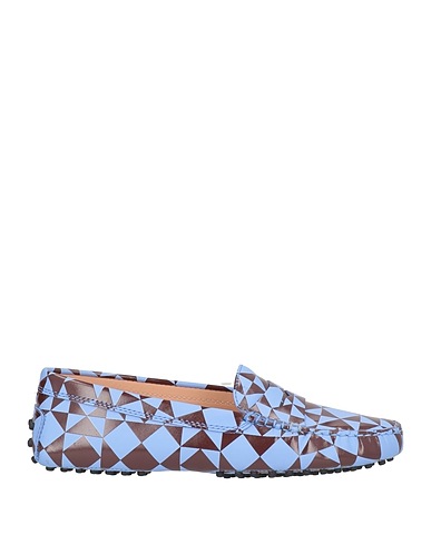 TOD'S Loafers Light blue Leather