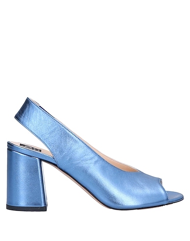 ISLO ISABELLA LORUSSO Sandals Slate blue Soft Leather
