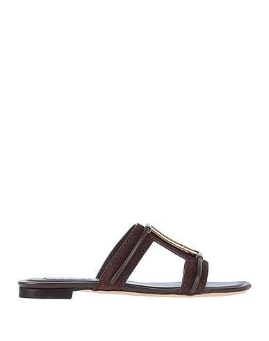 TOD'S Sandals Chocolate brown Leather