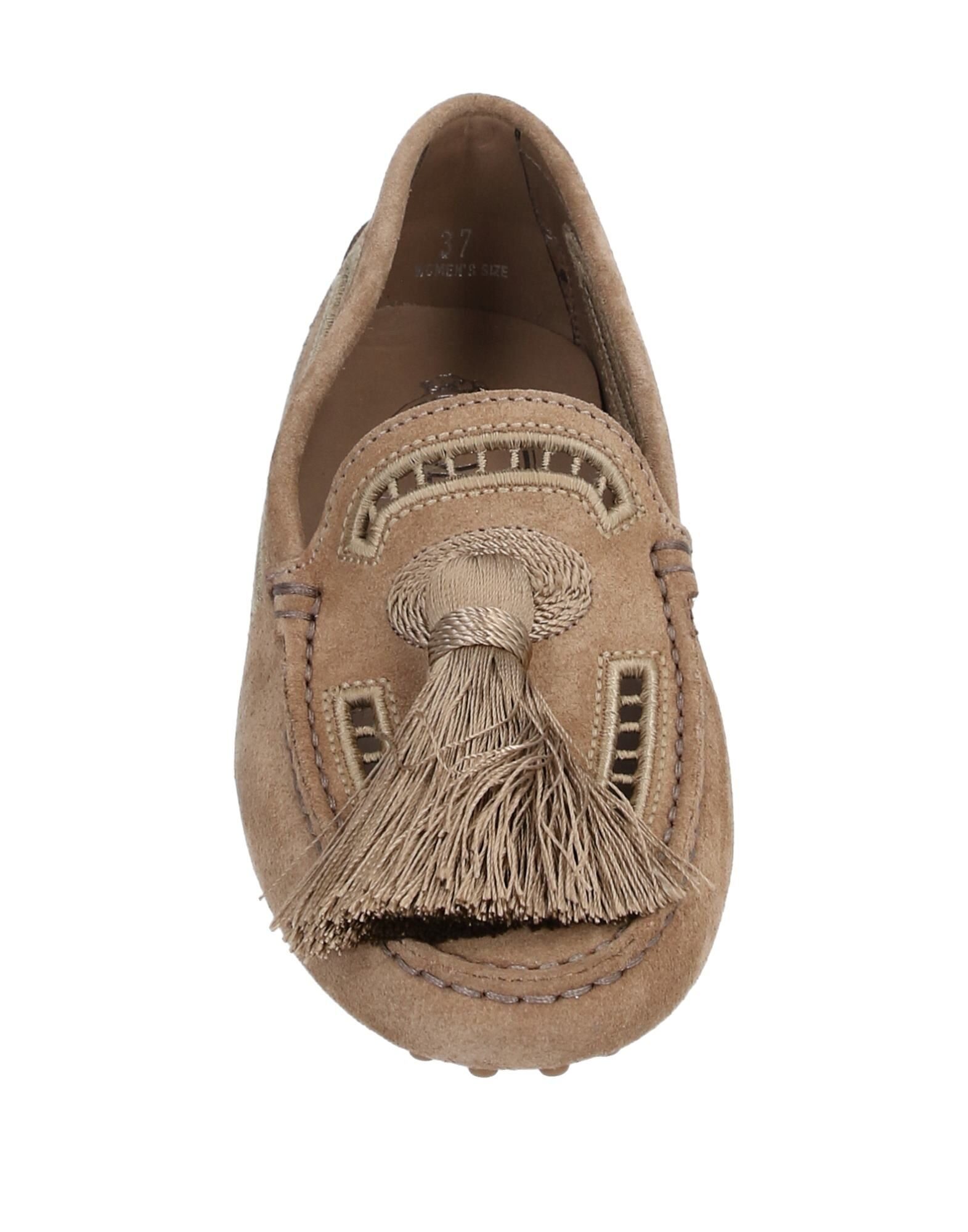 TOD'S シューズ | モカシン カーキ レディース | YOOX