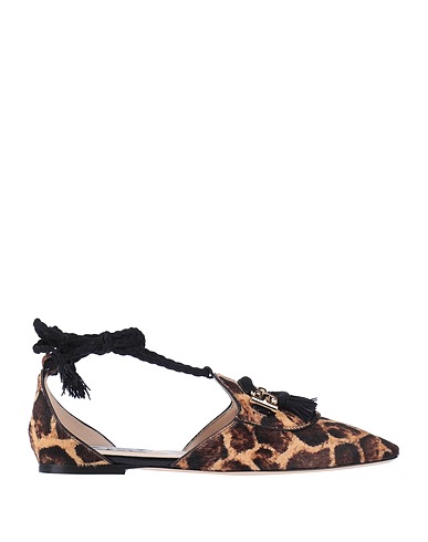 TOD'S Ballet flats Beige Leather