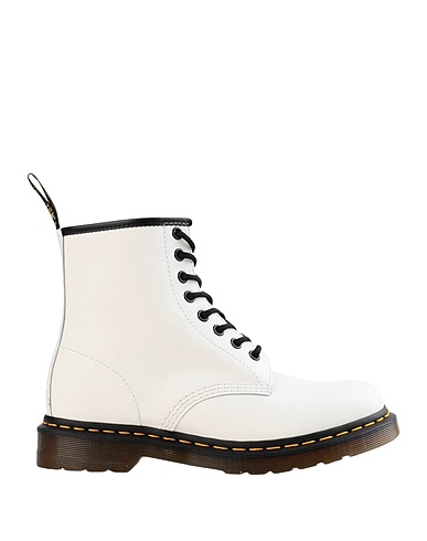 DR. MARTENS Stiefelette Weiß Leder