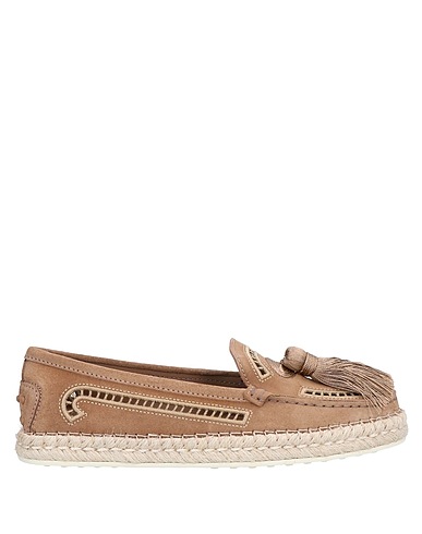 TOD'S Espadrilles Khaki Soft Leather