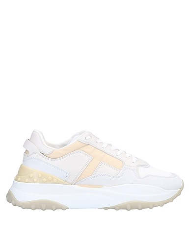 TOD'S Sneakers Beige Textile fibers, Leather