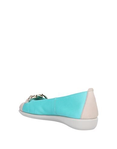 Shop The Flexx Woman Ballet Flats Turquoise Size 5 Soft Leather In Blue