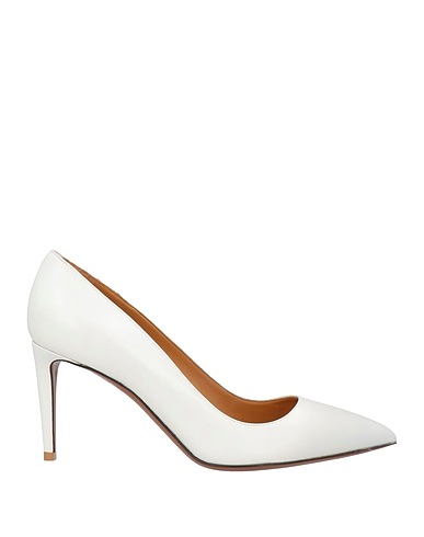 RALPH LAUREN COLLECTION Pump White Leather