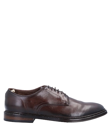OFFICINE CREATIVE ITALIA Laced shoes Dark brown Soft Leather