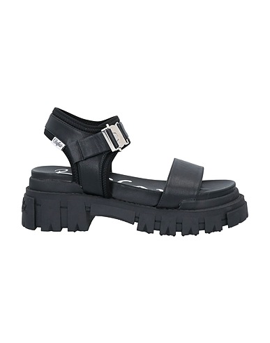 BUFFALO Sandals Black Textile fibres