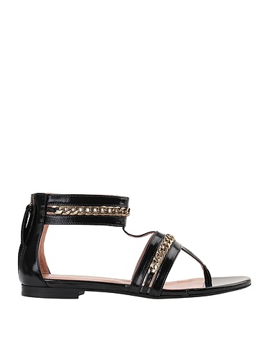 TWINSET Infradito Nero Pelle