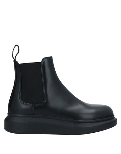 MCQUEEN Ankle boot Black Soft Leather