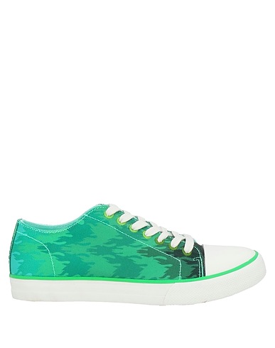 BIKKEMBERGS Sneakers Green Textile fibres