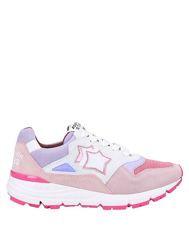 ATLANTIC STARS Sneakers Antique rose Leather, Textile fibres