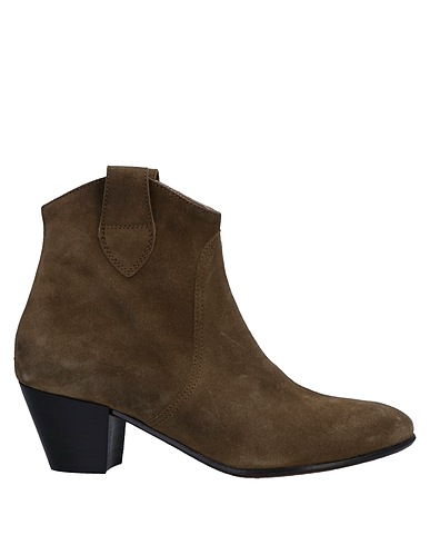 BELSTAFF Ankle boot Khaki Soft Leather