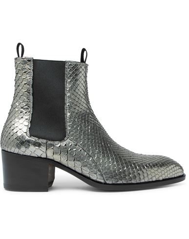 Click to view more detailed imagery on our partner's website Tom Ford Ankle Boots In Silver