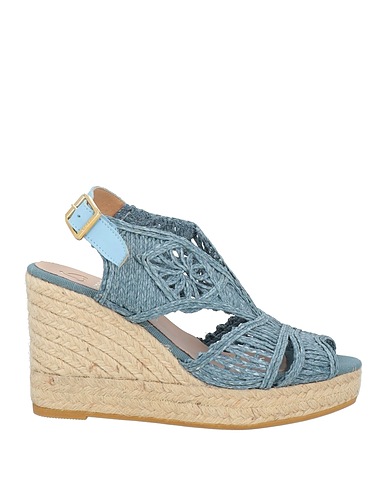 KANNA Espadrilles Pastel blue Textile fibres