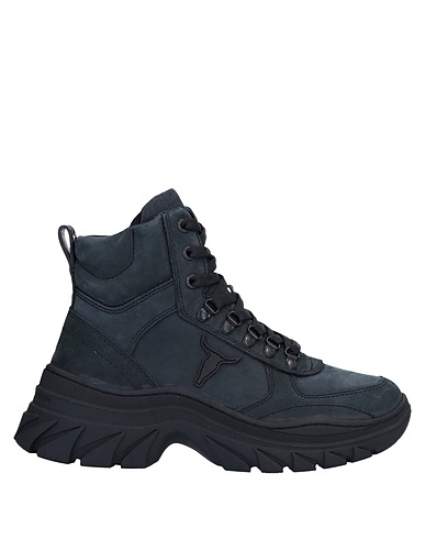 WINDSOR SMITH Ankle boot Charcoal Soft Leather