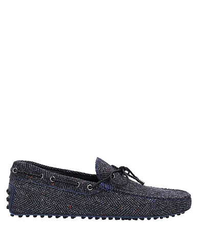 TOD'S Loafers Lead Textile fibres, Soft Leather