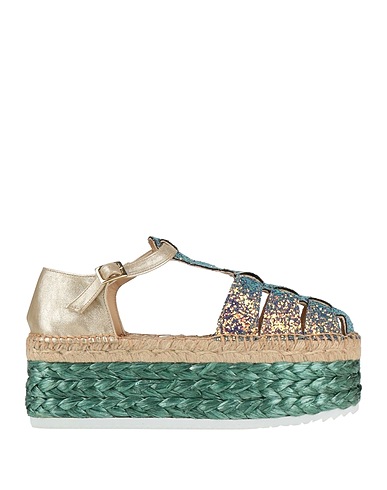 LAGOA Espadrilles Green Leather