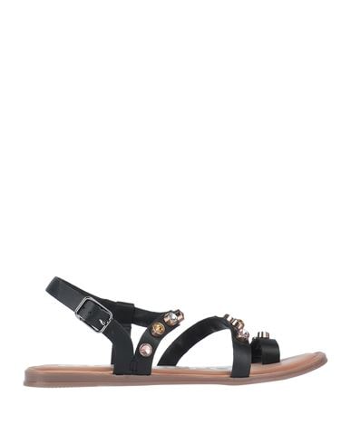 Gioseppo Toe Strap Sandals In Black