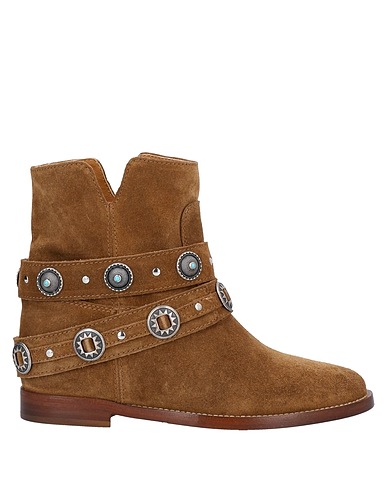 VIA ROMA 15 Ankle boot Camel Soft Leather