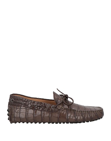 TOD'S Loafers Dark brown Leather