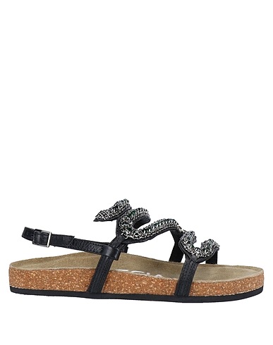 STRATEGIA Sandals Black Leather