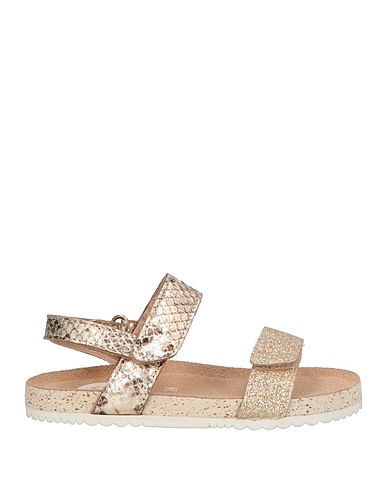 GIOSEPPO Sandals Gold Leather