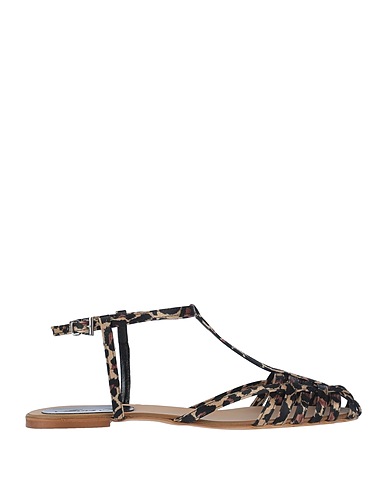 ANNA F. Sandals Sand Textile fibres