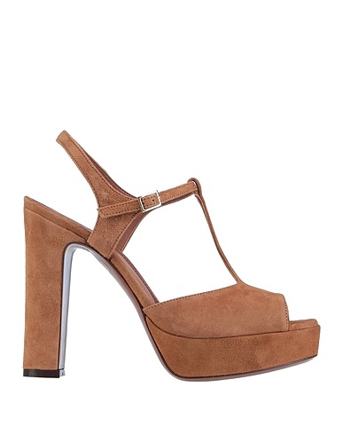 L' AUTRE CHOSE Sandals Camel Soft Leather