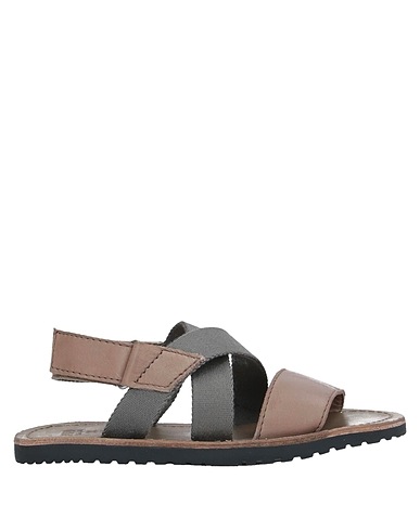 PEPO Sandals Khaki Leather