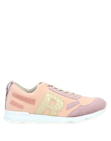 RUCOLINE Sneakers Rosa palo Fibras textiles, Cuero