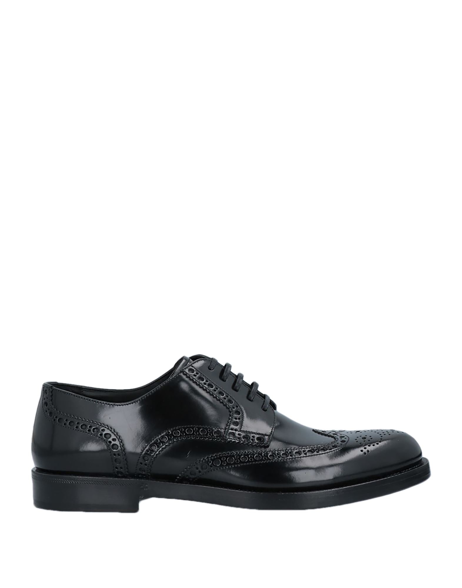 DOLCE&GABBANA | レースアップシューズ ブラック メンズ | YOOX