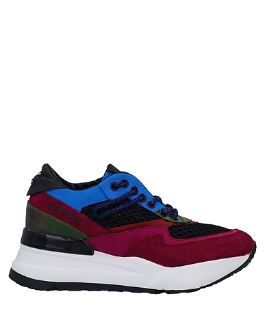 RUCOLINE Sneakers Mauve Leather, Textile fibres