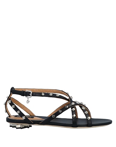 DSQUARED2 Sandals Black Calfskin