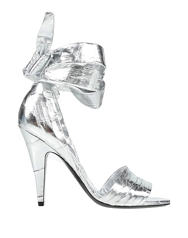 TOM FORD Sandali Argento Pelle di anguilla