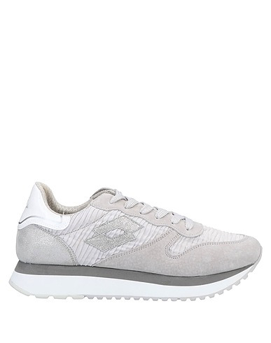 LOTTO LEGGENDA Sneakers Grigio Fibre tessili, Pelle