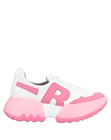 RUCOLINE Sneakers Pink Leather, Textile fibers