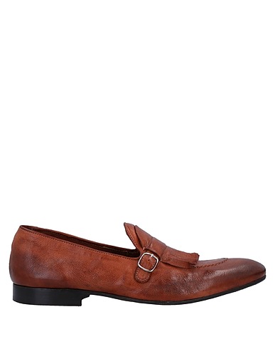 PAWELK'S Loafers Chocolate brown Buffalo leather