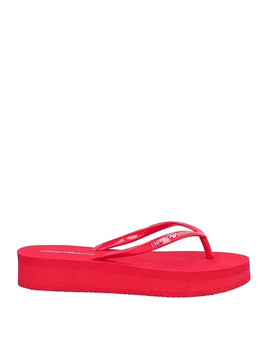 EMPORIO ARMANI Infradito Rosso PVC - Polivinilcloruro