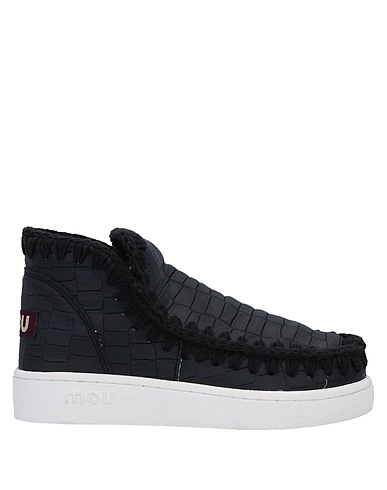 MOU Ankle boot Black Soft Leather