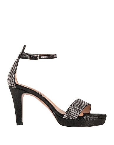 ALBANO Sandals Black Textile fibres