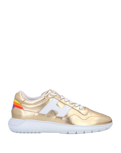 HOGAN Sneakers Gold Leather