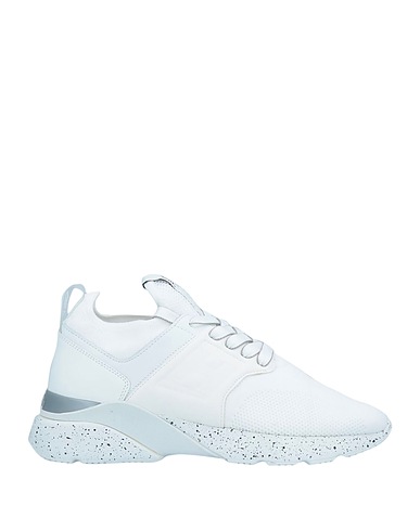 HOGAN Sneakers White Leather, Textile fibres