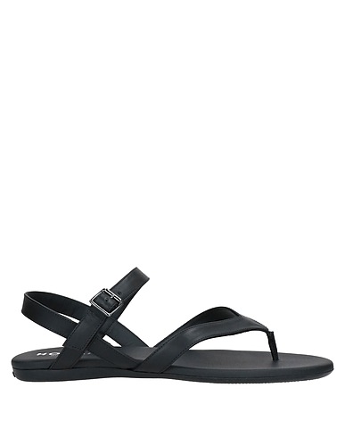 HOGAN Flip flops Black Leather