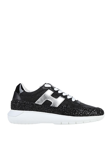 HOGAN Sneakers Black Textile fibers, Leather