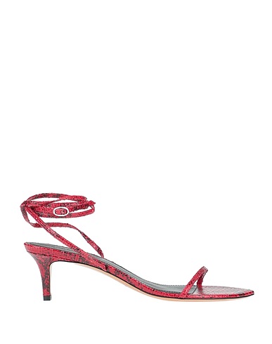 ISABEL MARANT Sandals Red Calfskin
