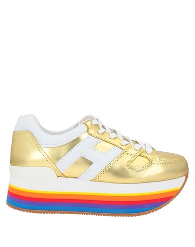HOGAN Sneakers Gold Cow leather