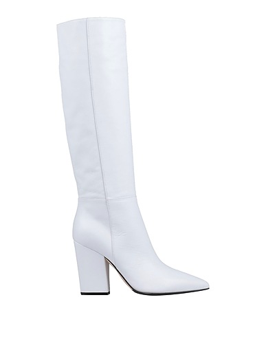 SERGIO ROSSI Boots White Leather